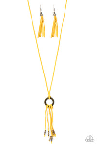 Paparazzi Jewelry & Accessories - Feel at HOMESPUN - Yellow Necklace. Bling By Titia Boutique