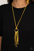Load image into Gallery viewer, Paparazzi Jewelry &amp; Accessories - Feel at HOMESPUN - Yellow Necklace. Bling By Titia Boutique