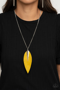 Paparazzi Jewelry & Accessories - Quill Quest - Yellow Necklace. Bling By Titia Boutique