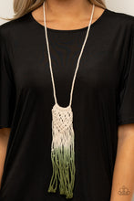 Load image into Gallery viewer, Paparazzi Jewelry &amp; Accessories - Surfin The Net - Green Necklace. Bling By Titia Boutique