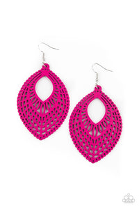 Paparazzi Jewelry & Accessories - One Beach At A Time - Pink Earrings. Bling By Titia Boutique