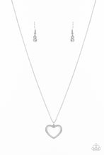 Load image into Gallery viewer, Paparazzi Accessories - GLOW By Heart - White Necklace