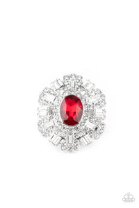 Paparazzi Jewelry & Accessories - Iceberg Ahead - Red Ring. Bling By Titia Boutique