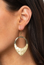 Load image into Gallery viewer, Paparazzi Jewelry &amp; Accessories - Instinctively Industrial - Brass Earrings. Bling By Titia Boutique