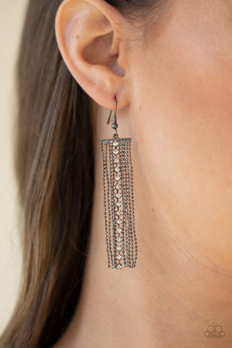 Paparazzi Jewelry & Accessories - Another Day, Another DRAMA - Black Earrings. Bling By Titia Boutique