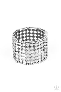 Paparazzi Jewelry & Accessories - Cool and CONNECTED - Silver Bracelet. Bling By Titia Boutique