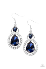 Load image into Gallery viewer, Paparazzi Jewelry &amp; Accessories - Double The Drama - Blue Earrings. Bling By Titia Boutique