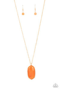 Paparazzi Jewelry & Accessories - Elemental Elegance - Orange Necklace. Bling By Titia Boutique