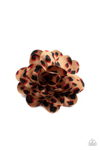 Load image into Gallery viewer, Paparazzi Jewelry &amp; Accessories - Panama Picnic - Brown Hair Clip. Bling By Titia Boutique
