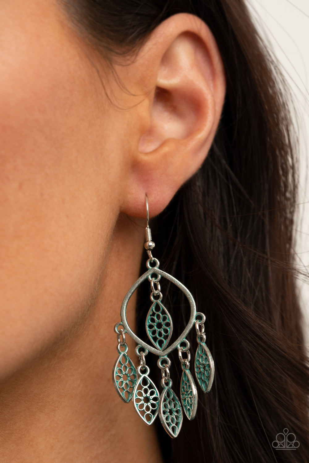 Paparazzi Jewelry & Accessories - Artisan Garden - Silver Earrings. Bling By Titia Boutique
