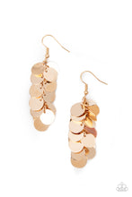 Load image into Gallery viewer, Paparazzi Jewelry &amp; Accessories - Hear Me Shimmer - Gold Earrings. Bling By Titia Boutique