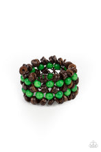 Load image into Gallery viewer, Paparazzi Jewelry &amp; Accessories - Tahiti Tourist - Green Bracelet. Bling By Titia Boutique