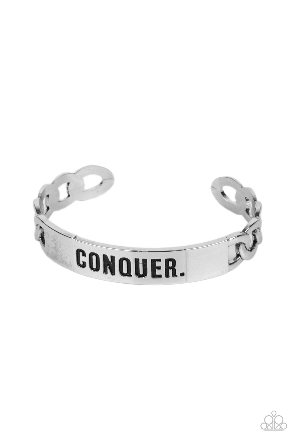 Paparazzi Jewelry & Accessories - Conquer Your Fears - Silver Bracelet. Bling By Titia Boutique