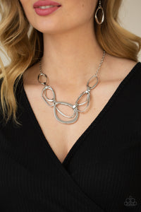Paparazzi Jewelry & Accessories - Prehistoric Heirloom - Silver Necklace. Bling By Titia Boutique