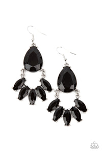 Paparazzi Jewelry & Accessories - POWERHOUSE Call - Black Earrings. Bling By Titia Boutique