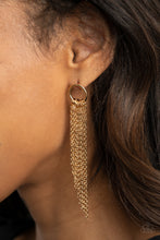Load image into Gallery viewer, Paparazzi Jewelry &amp; Accessories - Divinely Dipping - Gold Earrings. Bling By Titia Boutique