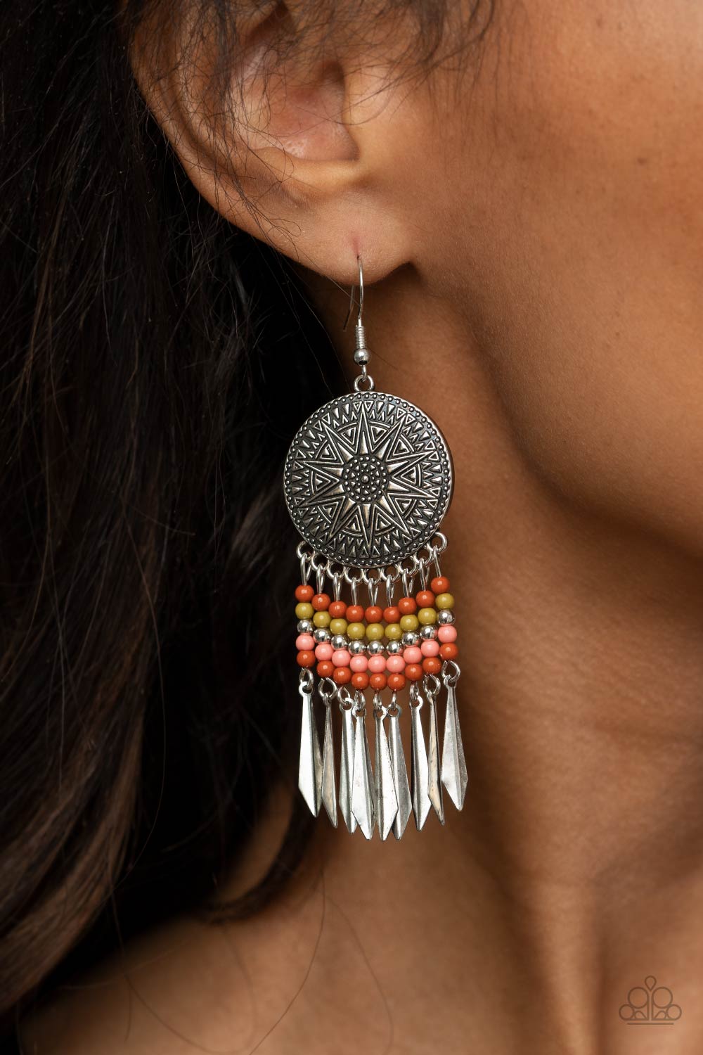 Paparazzi Jewelry & Accessories - Sun Warrior - Multi Earrings. Bling By Titia Boutique