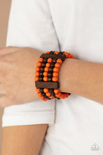 Load image into Gallery viewer, Paparazzi Jewelry &amp; Accessories - Caribbean Catwalk - Orange Bracelet. Bling By Titia Boutique