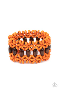 Paparazzi Jewelry & Accessories - Bali Beach Retreat - Orange Bracelet. Bling By Titia Boutique