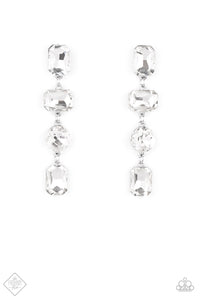 Paparazzi Jewelry & Accessories - Cosmic Heiress - White Earrings. Bling By Titia Boutique