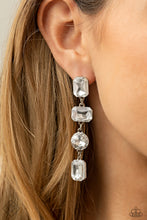 Load image into Gallery viewer, Paparazzi Jewelry &amp; Accessories - Cosmic Heiress - White Earrings. Bling By Titia Boutique