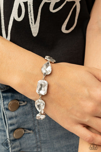 Pearl Bracelet - Grey Pearl and Swarovski Crystal - Wedding Gift -  Anniversary Gift - Charisma Pearl Bracelet by Blingvine