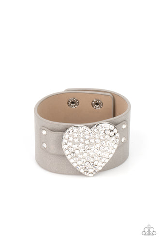 Paparazzi Jewelry & Accessories - Flauntable Flirt - Silver Bracelet. Bling By Titia Boutique