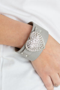 Paparazzi Jewelry & Accessories - Flauntable Flirt - Silver Bracelet. Bling By Titia Boutique
