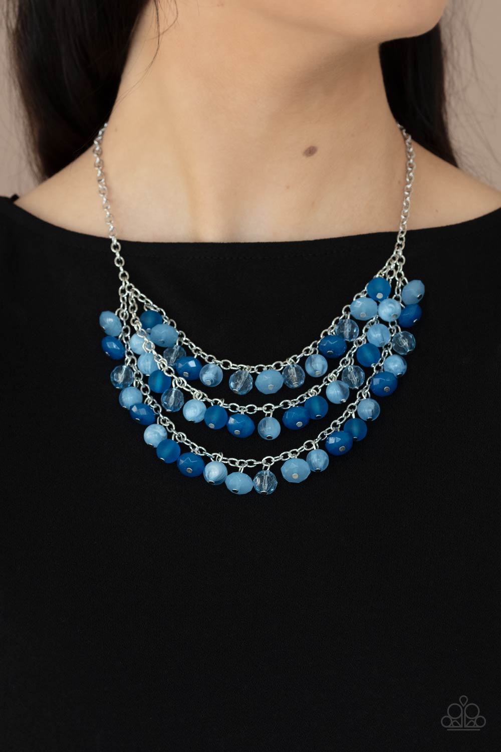 Paparazzi Necklace ~ Cosmic Real Estate - Blue – Paparazzi Jewelry | Online  Store | DebsJewelryShop.com