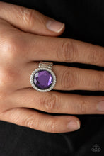 Load image into Gallery viewer, Paparazzi Jewelry &amp; Accessories - Crown Culture - Purple Ring. Bling By Titia Boutique