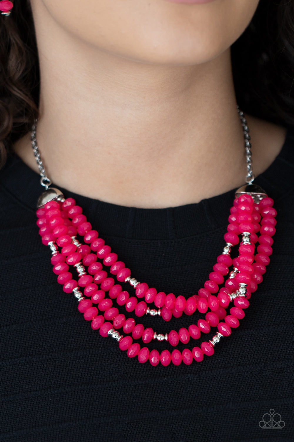 Paparazzi Jewelry & Accessories - Best POSH-ible Taste - Pink Necklace. Bling By Titia Boutique