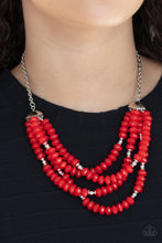 Load image into Gallery viewer, Paparazzi Jewelry &amp; Accessories - Best POSH-ible Taste - Red Necklace. Bling By Titia Boutique