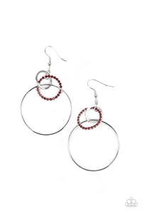 Paparazzi Jewelry & Accessories - In An Orderly Fashion - Red Earrings. Bling By Titia Boutique