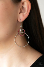Load image into Gallery viewer, Paparazzi Jewelry &amp; Accessories - In An Orderly Fashion - Red Earrings. Bling By Titia Boutique