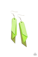 Load image into Gallery viewer, Paparazzi Jewelry &amp; Accessories - Suede Shade - Green Earrings. Bling By Titia Boutique