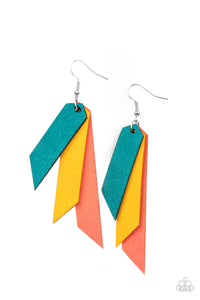 Paparazzi Jewelry & Accessories - Suede Shade - Multi Earrings. Bling By Titia Boutique
