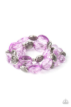Load image into Gallery viewer, Paparazzi Jewelry &amp; Accessories - Crystal Charisma - Purple Bracelet. Bling By Titia Boutique