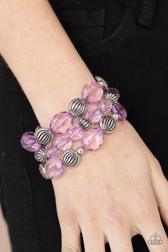 Paparazzi Jewelry & Accessories - Crystal Charisma - Purple Bracelet. Bling By Titia Boutique