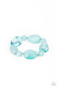 Paparazzi Jewelry & Accessories - I Need a STAYCATION - Blue Bracelet. Bling By Titia Boutique