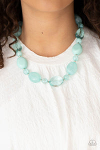 Paparazzi Jewelry & Accessories - Staycation Stunner - Blue Necklace. Bling By Titia Boutique