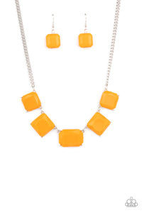 Paparazzi Jewelry & Accessories - Instant Mood Booster - Orange Necklace. Bling By Titia Boutique
