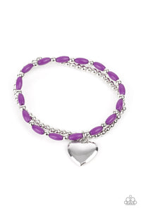 Paparazzi Jewelry & Accessories - Candy Gram - Purple Bracelet. Bling By Titia Boutique