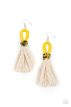Load image into Gallery viewer, Paparazzi Jewelry &amp; Accessories - The Dustup - Yellow Earrings. Bling By Titia Boutique