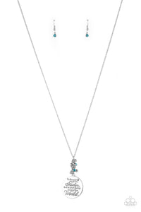 Paparazzi Jewelry & Accessories - Maternal Blessings - Blue Necklace. Bling By Titia Boutique