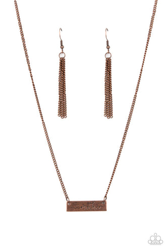 Joy Of Motherhood - Copper Necklace. Bling By Titia Boutique