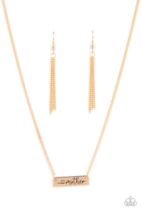 Paparazzi Jewelry & Accessories - Joy Of Motherhood - Gold Necklace. Bling By Titia Boutique