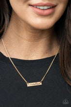Load image into Gallery viewer, Paparazzi Jewelry &amp; Accessories - Joy Of Motherhood - Gold Necklace. Bling By Titia Boutique