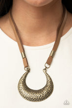Load image into Gallery viewer, Paparazzi Jewelry &amp; Accessories - Majorly Moonstruck - Brass Necklace. Bling By Titia Boutique