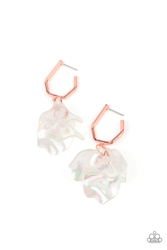 Paparazzi Jewelry & Accessories - Jaw-Droppingly Jelly - Copper Earrings. Bling By Titia Boutique