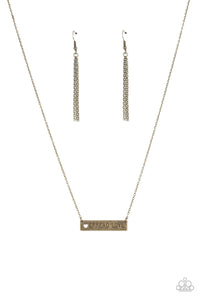 Paparazzi Jewelry & Accessories - Spread Love - Brass Necklace. Bling By Titia Boutique